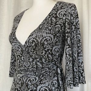 Il Louis cotton blend wrap dress size small